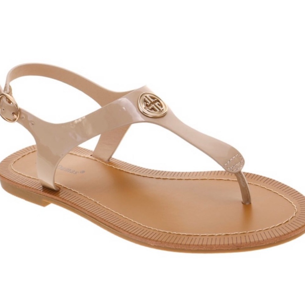 Pierre Dumas Nude Sandals NEW